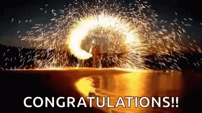 Congratulations Celebrate GIF - Congratulations Celebrate Fireworks - Discover & Share GIFs