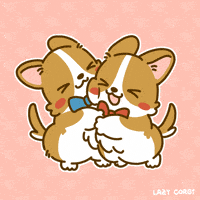 In Love Kiss GIF by Lazy Corgi In Love Kiss GIF by Lazy Corgi